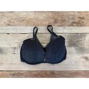 Victoria's Secret Black 32DDD Incredible Lightly Lined Lace Half Pad Bra